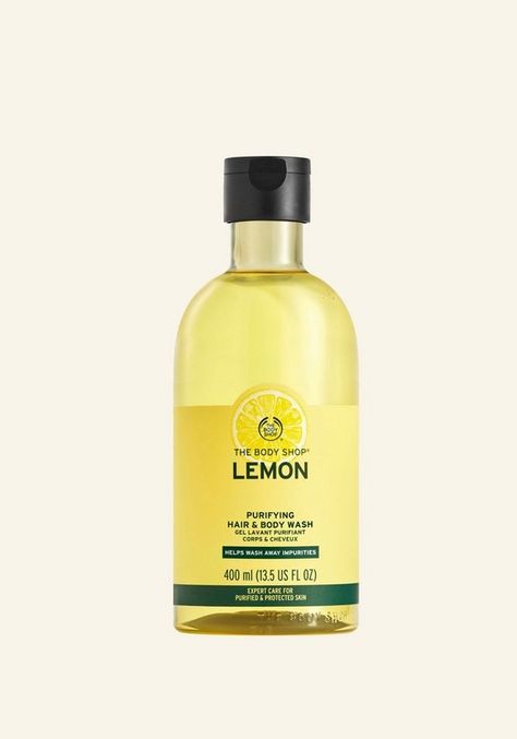 Lemon Body Wash, Hand Moisturizer, Body Shop At Home, Vegan Hair Care, Skin Care Range, Hair Help, Body Cleanse, Hair Gel, Natural Hair Care