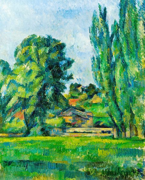 Cezanne Landscape, Paul Cezanne Paintings, Cezanne Art, National Gallery London, Paul Cezanne, Pierre Auguste Renoir, Post Impressionism, Oil Painting Reproductions, Post Impressionists