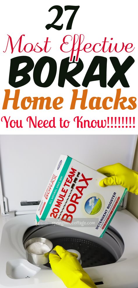 Discover the versatility of borax with these amazing tips and tricks for your home. From cleaning and deodorizing to pest control and DIY projects, harness the power of borax for a cleaner, fresher, and more efficient household. Explore these genius borax hacks and transform the way you tackle everyday tasks!" Borax Cleaner, Uses For Borax, Borax Laundry, Homemade All Purpose Cleaner, Kill Mold, Borax Uses, Borax Cleaning, Natural Cleaning Products Diy, Laundry Detergent Recipe