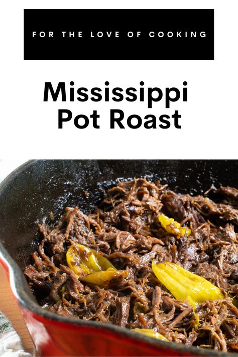 Mississippi Pot Roast #recipes #memorialdayfood #partyfood #recipe #mississippipotroast #potroast #beef #shreddedbeef Pot Roast Mississippi, Pot Roast Oven, Keto Mississippi Pot Roast, Roast With Pepperoncini, Roast Oven, Roast Mississippi, Best Superbowl Food, Bowl Holders, Mississippi Pot