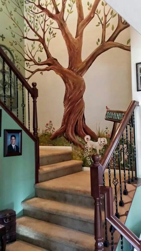 Family Tree Mural, Tree Wall Painting, Family Tree Wall Art, Tree Wall Murals, Tree Mural, Wall Painting Decor, Family Tree Wall, Wall Drawing, Organic Modern Decor