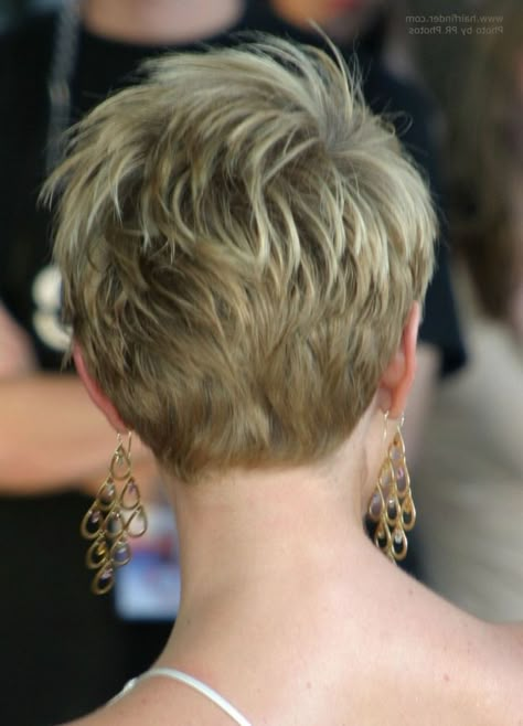 Short Hair Back View Pixie, Pixie Cut Back View, Back Of Pixie Haircut Neckline, Short Blonde Pixie, Short Hair Back, Short Haircut Styles, Cute Short Haircuts, Short Pixie Haircuts, Short Pixie Cut