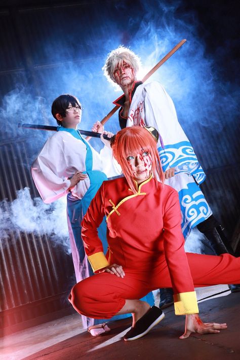 Gintoki Cosplay, Kagura Cosplay, Gintama Cosplay, Gintama Gintoki, Gintoki Sakata, Cosplay Inspo, Gin Tama, Star Wars Outfits, Hero Costumes