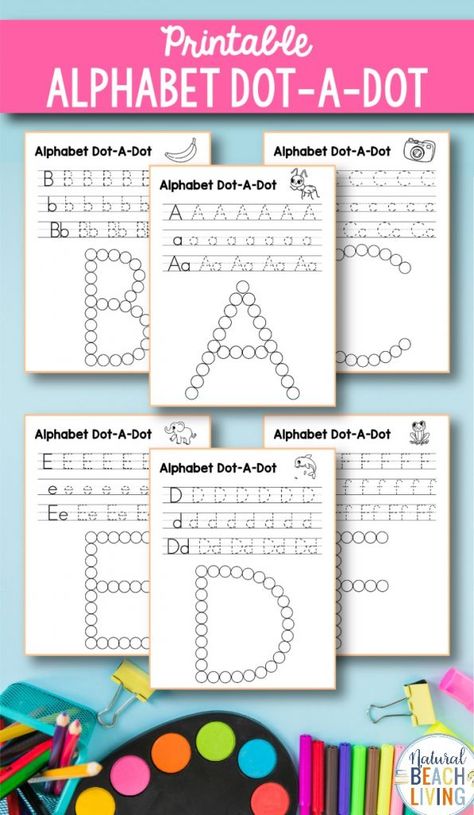 These FREE Alphabet Worksheets a-z are great to practice letter recognition as well as beginning letter sounds. Perfect Preschool Alphabet Theme with Free Q Tip Painting Printables will also have your children working fine motor skills as well as handwriting practice. Alphabet handwriting worksheets, Preschool Alphabet and Language Activities #preschool #alphabetactivities Fun Ways To Practice Handwriting, Handwriting Practice Alphabet, Alphabet Handwriting Worksheets, Free Alphabet Worksheets, Abc Practice, Dot Activities, Beginning Letter Sounds, Children Working, Alphabet Handwriting