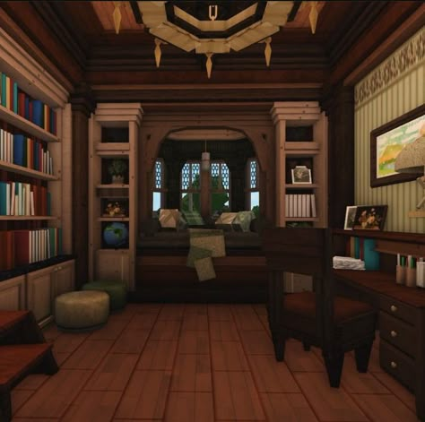 Bloxburg Victorian House, Room Bloxburg, Academia House, Castle House Design, Victorian Room, Old Victorian House, Bedroom Victorian, Victorian Home Interior, House Decorating Ideas Apartments