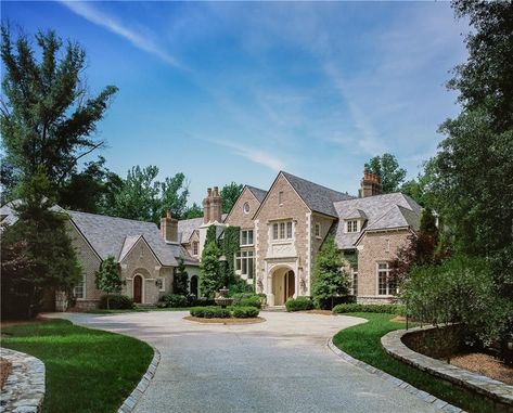 2032 W Paces Ferry Rd Nw, Atlanta, GA 30327 - realtor.com® Atlanta Mansions, Harrison Design, Buckhead Atlanta, Tudor Style Homes, English Manor, Atlanta Homes, House Exteriors, Building A New Home, Waterfront Homes