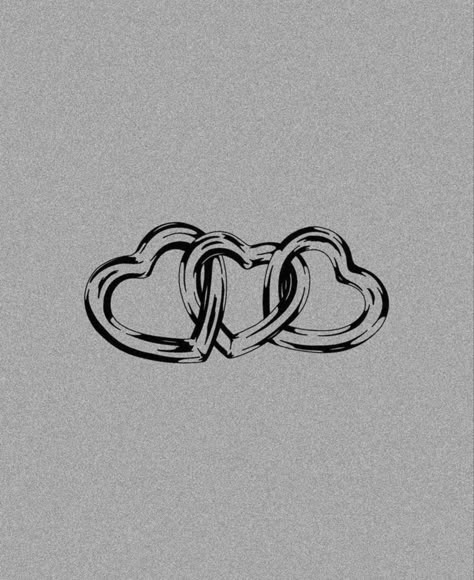 Chain Of Hearts Tattoo, Heart Link Tattoo, Linked Hearts Tattoo, Aesthetic Heart Drawing, Cool Heart Tattoos, Heart Chain Tattoo, 4 Hearts Tattoo, 07 Tattoo, Heart Lock Tattoo