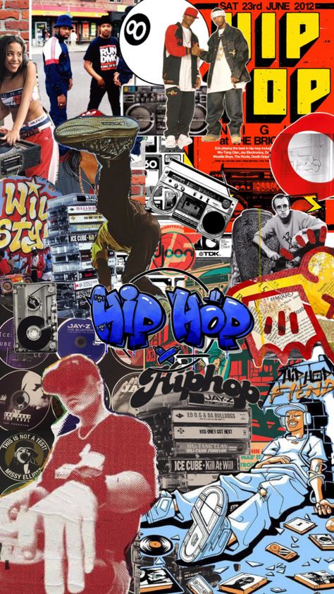 hip hop Hip Hop Moodboard, Rap Album Wallpaper, Wu Tang Wallpaper, Vintage Rap Aesthetic, 2000s Hip Hop Aesthetic, Wutang Clan Wallpaper, Hip Hop Collage, Rap Collage, Hip Hop Graphic Design