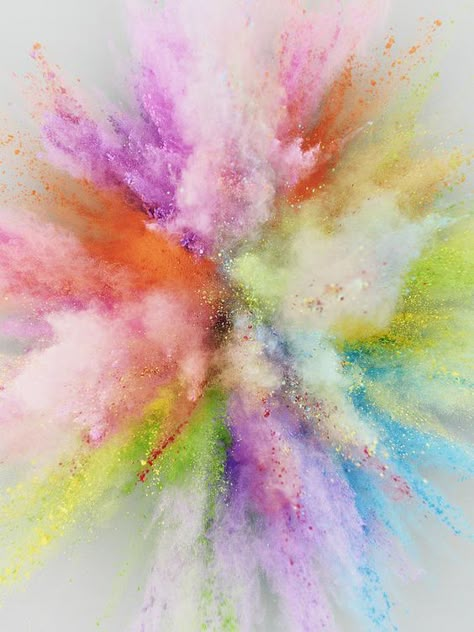 Color Explosion Wallpaper, Glitter Explosion, Paint Explosion, Powder Explosion, Colour Explosion, Phone Wallpapers Tumblr, Holi Poster, Pastel Iphone Wallpaper, Rainbow Images