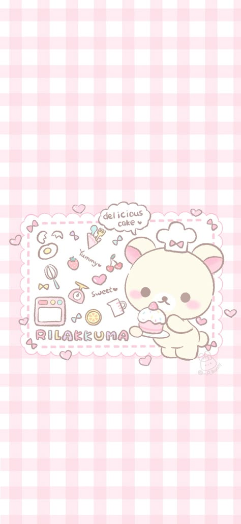 Rilakkuma Wallpaper, Cute Backgrounds For Iphone, Iphone Wallpaper Glitter, Witchy Wallpaper, Cute Pastel Wallpaper, Iphone App Design, Hello Kitty Iphone Wallpaper, Phone Inspo, Wallpaper Pink