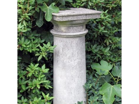 Garden Plinth Ideas, Diy Sundial Gardens, Sundials In Gardens, Pocket Sundial, Roman Garden, Product Catalogue, Landscape Products, Sundials, Stone Products