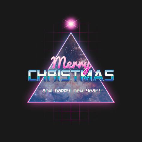 Cyberpunk Christmas, Cyberpunk Vaporwave, Neon Christmas, Vector Portrait Illustration, Christmas Merchandise, Neon City, Merry Christmas Happy New Year, Christmas T Shirt Design, Christmas Happy New Year