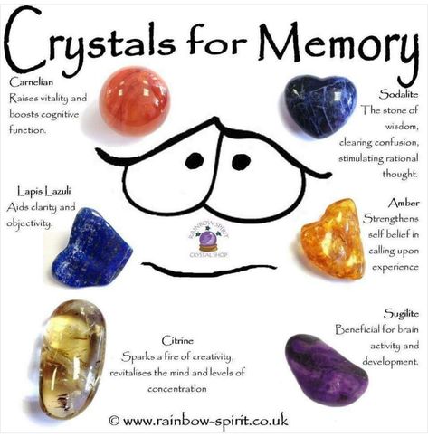 Crystals for Memory Crystals For Memory, Healing Poster, Quartz Aesthetic, Crystal Healing Chart, Aesthetic Rose, Crystal Guide, Crystals Healing Properties, Spiritual Crystals, Gemstone Meanings