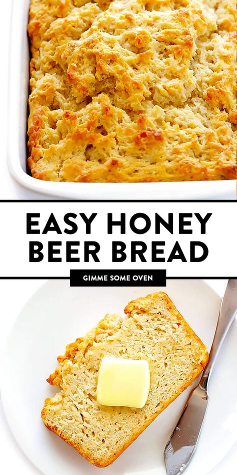 Best Beer Bread, Bread Sides, Honey Beer Bread, Beer Bread Easy, Beer Bread Recipe, Winning Recipes, Baking Easy, Bake Bread, Recipe Journal