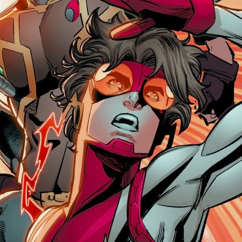 Bart Allen Icon, Impulse Dc, Bart Allen, Dc Pfp, Batman Detective, Comic Icons, Dc Icons, Kid Flash, Arte Dc Comics