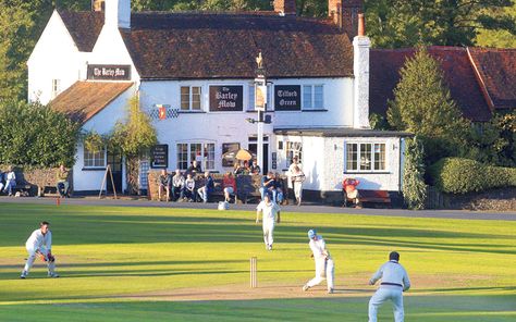 While England battle India for cricket’s number-one spot, Michael Simkins argues that the game’s soul will always be on the village green. Village Cricket, Village Green, British Pub, English Village, British Summer, Public House, Cricket Match, Beating Heart, Village Life