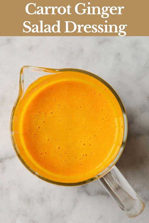 Carrot Ginger Dressing Japanese Ginger Salad Dressing, Japanese Ginger Salad, Japanese Salad Dressing Recipe, Ginger Salad Dressing, Lime Salad Dressing, Carrot Dressing, Lime Salad, Carrot Ginger Dressing, Ginger Salad