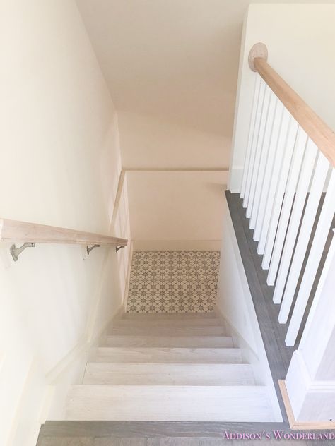 A Peek Inside Our Airbnb Garage Apartment Project… - Addison's Wonderland Garage With Master Suite Above, Finished Room Over Garage Ideas, Room Above Garage Ideas, Above Garage Apartment Interior, Attic Apartment Ideas, Garage Turned Into Living Space, Attic Apartments, Garage Apartment Interior, Apartment Stairs