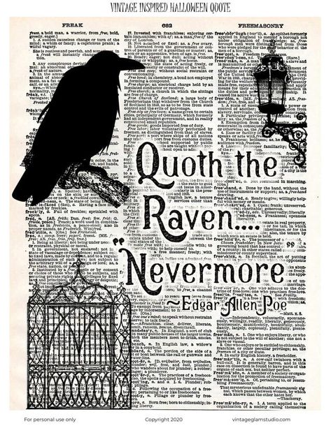 Gothic Halloween Printables Free, Gothic Paper Free Printable, Spooky Halloween Printables Free, Free Edgar Allen Poe Printables, Edgar Allen Poe Free Printable, Vintage Halloween Images Free Printable, Halloween Ephemera Free Printables, Free Printable Halloween Wall Art, Free Gothic Printables