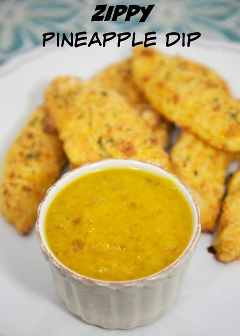 Zippy Pineapple Dip - great dipping sauce with only 3 ingredients! Captain D's Sweet And Sour Sauce, Pineapple Dip Recipe, Pineapple Preserves, Jezebel Sauce, Pineapple Dip, Sausage Cornbread Stuffing, Fruit Dips, Easy Sauce Recipe, Dipping Sauces For Chicken