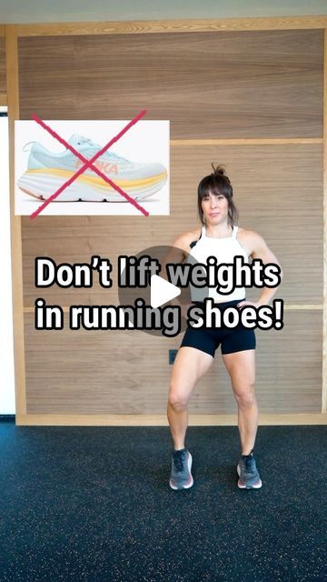 12K likes, 8,942 comments - getmomstrong on March 18, 2024: "Stop lifting weights in big, clunky running shoes—or worse…the dad shoe. (Y’all going to regret that fashion choice anyway). Why? For starters, a big heel drop (distance from heel to toe) makes it so that you are being pushed forward. The body isn’t going to let you be off balance, so it seeks stability by turning off the core and turning on the low back muscles. Secondly, the toe box in most shoes are made for elf feet, but huma Weight Training Shoes, Single Leg Exercises, Mom Fitness, Dad Shoe, Lifting Workouts, Leg Exercises, Weight Lifting Shoes, Lifting Weights, Leg Lifts