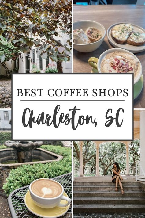 Heading to Charleston, SC? Be sure to check out this list of 7 of the best coffee shops in Charleston. Trust me, this is list covers the best coffee in Charleston! Bookstores In Charleston Sc, Charleston Sc Coffee Shops, Fall In Charleston Sc, Breakfast Charleston Sc, Charleston Coffee Shops, Charleston Breakfast, Charleston Sc Things To Do, Charleston Travel Guide, Breakfast Cafe