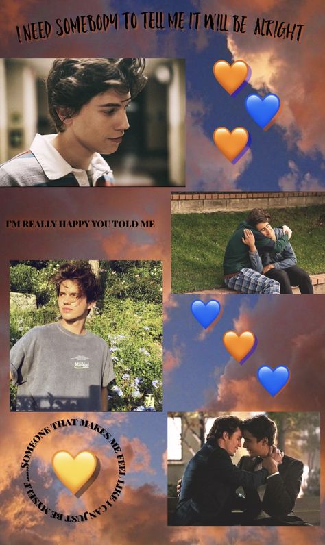 For the ones who love Felix and Benji💛 #lovevictor Benji Love Victor, Victor Wallpaper, Love Victor, Becky Albertalli, Wallpaper Love, Love Simon, Velvet Wallpaper, Happiness Quotes, Love Me Like