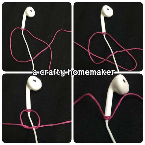 Tangled Headphones, Knitting For Beginners Patterns, Diy Bracelets Easy, Diy Crafts To Do, Easy Diy Art, Diy Creative Crafts, Fun Diy Crafts, Diy Crafts Jewelry, Bracelet Crafts