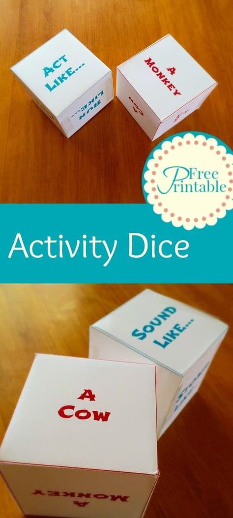 Hobbit Activities, Activity Dice, Babysitting Activities, Movement Activities, Music And Movement, Circle Time, Preschool Games, Dice Games, Gross Motor