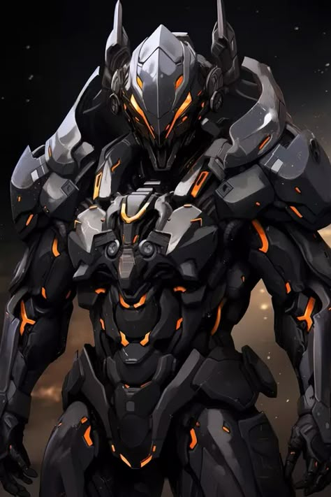 AI-Generated Armored Characters #armor #armored #mech #mecha #doomguy #doom #samuraiarmor #animearmor #manga #spartanarmor #scifiarmor #cosplayarmor #poweredarmor #exosuit #battlesuit Mech Armor Concept Art, Exoskeleton Suit Concept Art, Futuristic Mech, Mecha Armor, Scifi Armor, Futuristic Warrior, Organic Armor, Advanced Armor, Tech Armor