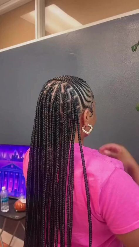 West Coast Braids, Lemonade Braids Hairstyles, Lemonade Braids, Braided Hairstyles For Black Women Cornrows, Big Box Braids Hairstyles, Feed In Braids Hairstyles, Box Braids Hairstyles For Black Women, Cute Braided Hairstyles, Braided Cornrow Hairstyles