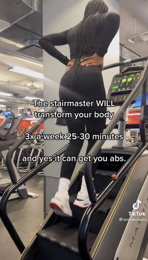 Stair Master Transformation, Stairmaster Workout Before And After, Stairs Machine Workout, Stair Machine Workout Beginner, Stair Master Results, Gym Machine Workouts For Women Beginners, Gym Stomach Workout Machine, Gym Stair Machine Workout, Planet Fitness Machines Workouts