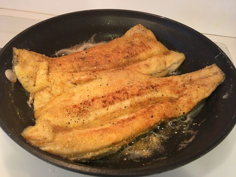 Cooking Through the Clippings: Pan-Fried Rainbow Trout Filets Fish Recipes Trout, Trout Fillet Recipes, Pan Fried Fish Recipes, Pan Fried Trout, Fried Trout, Fresh Fish Recipes, Filet Recipes, Cooking Trout, Air Fryer Fish Recipes