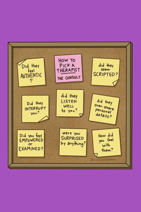 When you're new to therapy and aren't really sure what therapy is supposed to feel like, it can be really confusing to try and figure out if a first session or initial consult went well. Asking questions about experience, training, specialities, and method can be helpful, but research indicates that these things matter less than the degree of trust that therapist and client build together. Good Therapist, Dbt Activities, Being A Therapist, Types Of Therapy, Therapist Tools, Social Media Day, Mental Health Education, Mental Health Facts, Pediatric Therapy