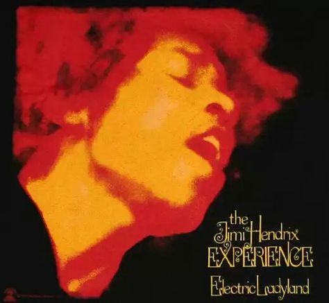 Controversial Covers : He had written to the label describing what he wanted for the cover of Electric Ladyland, but this was ignored and instead they used a blurred red and yellow photo of his head for the cover sold in North America. Jimi Hendrix Album Covers, Jimi Hendrix Album, The Jimi Hendrix Experience, Jimi Hendrix Poster, Electric Ladyland, Classic Rock Albums, Rock Album Covers, Rock Cover, Vintage Concert Posters