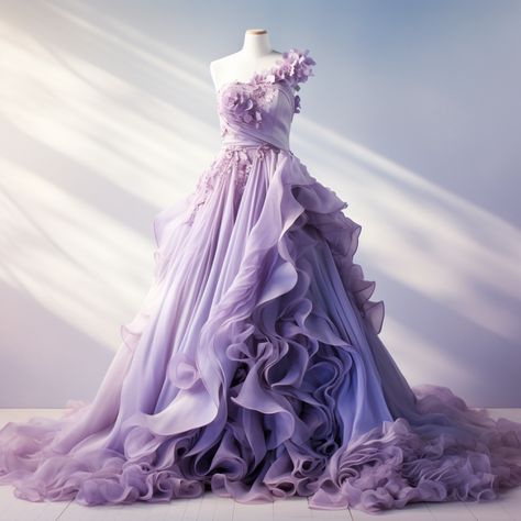 Purple Dress For Wedding, Rapunzel Purple, Iconic Taylor Swift, Lilac Prom Dresses, Dress For Wedding Party, Lavender Gown, Rapunzel Dress, Purple Wedding Dress, Lavender Haze