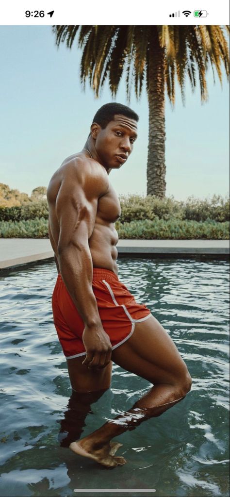 Jonathan Majors, Kang The Conqueror, Fitness Photoshoot, Men Photoshoot, Fact Families, Poses References, Men’s Health, Bodybuilding Workouts, Mens Health