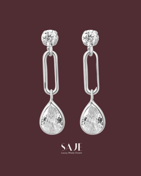 Danglers for any occasion! 🤍 Shop only on www.thesaje.com / amazon.in 🛒🛒🛒🛒 #saje #thesaje #dangler #danglerinspiration #earrings #silverearrings #sterlingsilverjewelry #925silver #zirconia #whitezircons #adstones #everydaywearjewellery #everydayoutfit #accessory #accessoryinspo #fashioninspo #shop #fyp #exploremore #explorepage Accessory Inspo, Everyday Outfits, Sterling Silver Jewelry, Silver Earrings, 925 Silver, Everyday Wear, Fashion Inspo, Stone, Quick Saves