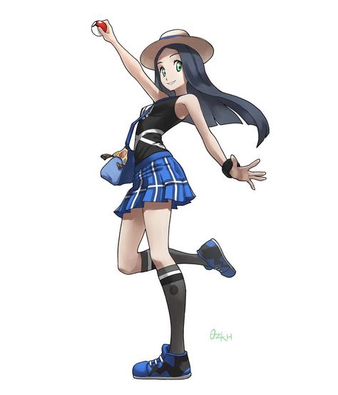 Pokemon Trainer Costume, Pokemon Trainer Outfits, Female Pokemon Trainers, Female Trainers, Pokemon Stories, Pokemon Project, Trainers Girls, Pokemon Champions, Wonder Man