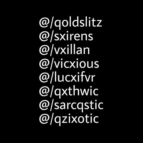 Cool User Name For Instagram, Rp Username Ideas, Username Ideas For Fanpages, Usermanes Ideas, Discord Username Ideas Y2k, Dark Username Ideas, Anime Usernames Ideas, Goth Username Ideas, Badass Usernames