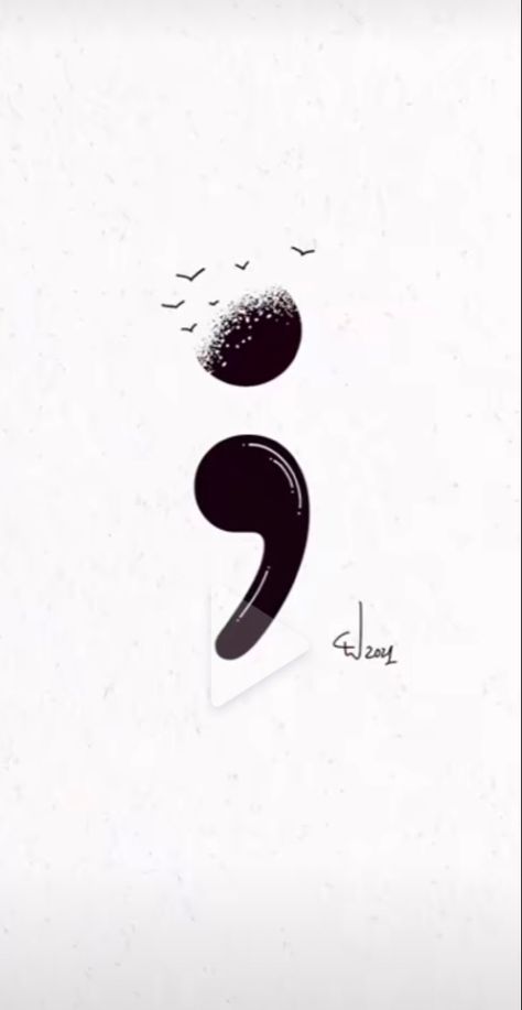 Symbols For Mental Health, Mental Health Draws Ideas, Mental Health Symbol, Motherhood Drawing, Semi Colon Tattoo, Colon Tattoo, Live Tattoo, Mother Son Tattoos, Healing Symbols