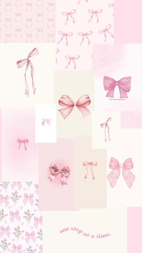 Pink Aesthetic Wallpaper Home Screen, Bow Wallpaper Ipad, Bow Pictures, Pink Bow Aesthetic Wallpaper Laptop, Pink Bow Wallpaper, Pink Xmas Wallpaper, Pink Bow Wallpaper Ipad, Pink Bows, Coquette Bow Wallpaper Iphone