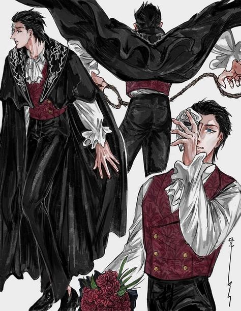 Phantom Of The Opera Anime Art, Halloween Phantom Of The Opera, Fiddling With Hands Pose, Jekyll And Hyde Musical Fanart, Erik Phantom Of The Opera Art, Vincent House Of Wax Fanart, Phantom Of The Opera Inspired Outfits, Phantom Of The Opera Matching Pfp, Time Princess Phantom Of The Opera