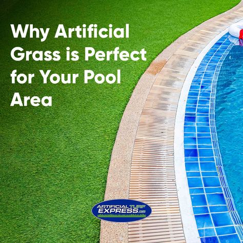 Enjoy a safer, cleaner and more beautiful pool area with synthetic grass from Artificial Turf Express. Here’s how: https://www.artificialturfexpress.com/blog/how-to-landscape-your-swimming-pool-with-the-best-artificial-turf Pool Makeover, Slippery When Wet, Pool Chemicals, Synthetic Turf, Artificial Turf, Pool Water, Sun And Water, Beautiful Pools, Slip And Fall