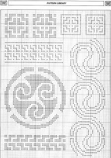 ♥Meus Gráficos De Ponto Cruz♥: Motivos Célticos Cross Stitch Embroidery Patterns, Embroidery Patterns Ideas, Celtic Cross Stitch, Celtic Patterns, Celtic Knotwork, Patterns Ideas, Stitch Book, Cross Stitch Borders, Pixel Pattern