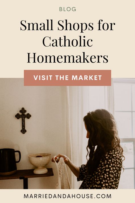 Explore this gallery of Small Shops for a Catholic Homemaker. This list includes many Catholic small shops, Catholic and Christian Clean Beauty Brands (make up, skincare, and haircare), Catholic Gift ideas for the Home- including home decor, art, prints, and crucifixes, Catholic books, curriculums and Catholic liturgical planners, Catholic toys for kids, wooden toys, and developmental toys. This is a great place to find Catholic Gift ideas for Kids, Moms and Dads! Theology Of Home, Catholic Altar Home Ideas, Home Altar Catholic Beautiful, Catholic Lifestyle, Adoration Catholic, Catholic Traditions, Home Altar Catholic, Catholic Home, Traditional Catholicism