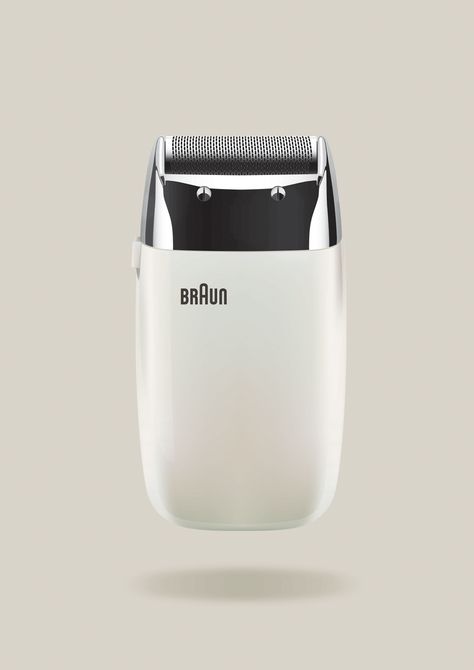 Dieter Rams Design Products, Braun Product Design, Study Minimalist, Braun Dieter Rams, Dieter Rams Design, Braun Shaver, Modern Retro Furniture, Product Rendering, Braun Design