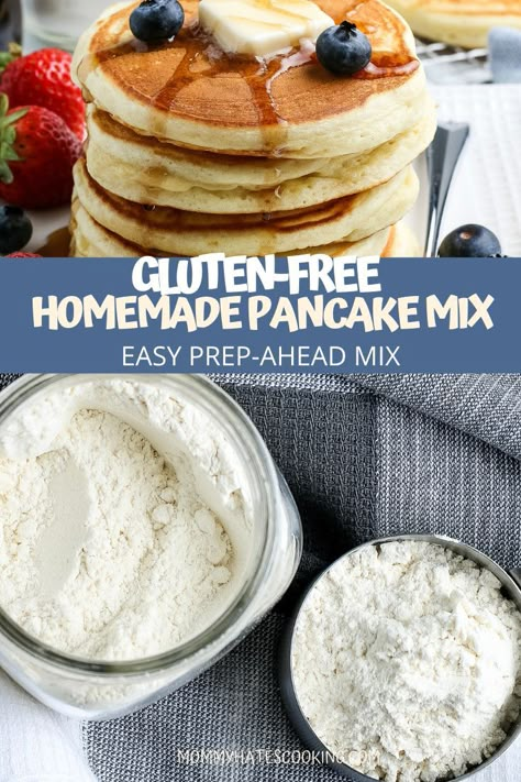 Gluten Free Pancake Mix Recipe, Gluten Free Pancake, Gluten Free Pancake Mix, Pancake And Waffle, Pancake Mix Recipe, Homemade Pancake Mix, Dairy Free Pancakes, Pancake Mix Recipes, Gluten Free Flour Mix