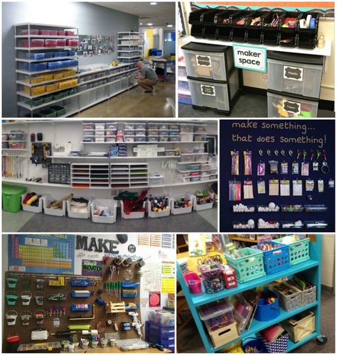 STEM Challenge // Day One - The Stem Laboratory - Setting up your STEM area Stem Organization, Stem Classroom Organization, Steam Classroom Design, Stem Room Ideas, Stem Room Design, Science Lab Design, Stem Room, Steam Classroom Decor, Stem Lab Design