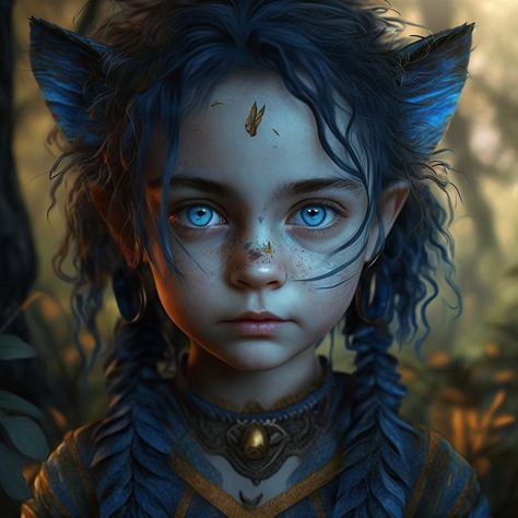 Fantasy Familiar, Child Oc, Avatar Human, Elves And Fairies, Spiritual Artwork, Female Character Inspiration, Fantasy Portraits, New Fantasy, Art Folder